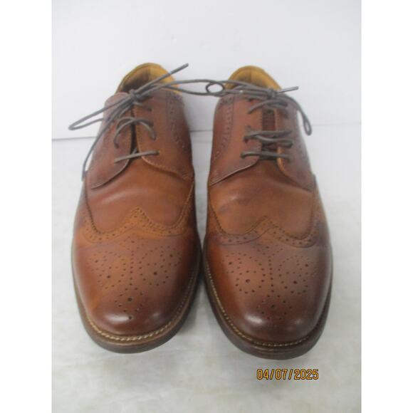 USED Florsheim Mens Shoes Rucci Wingtip Oxford, Cognac-Size 9.5 main image 5